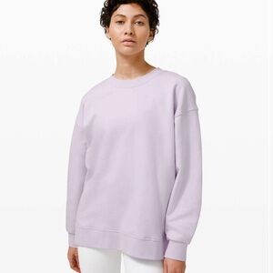 Lululemon Perfectly Oversized Crew - Lavender Dew